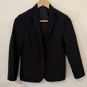 Van Heusen Black Suit Sport Coat Jacket Blazer Boys Size 10